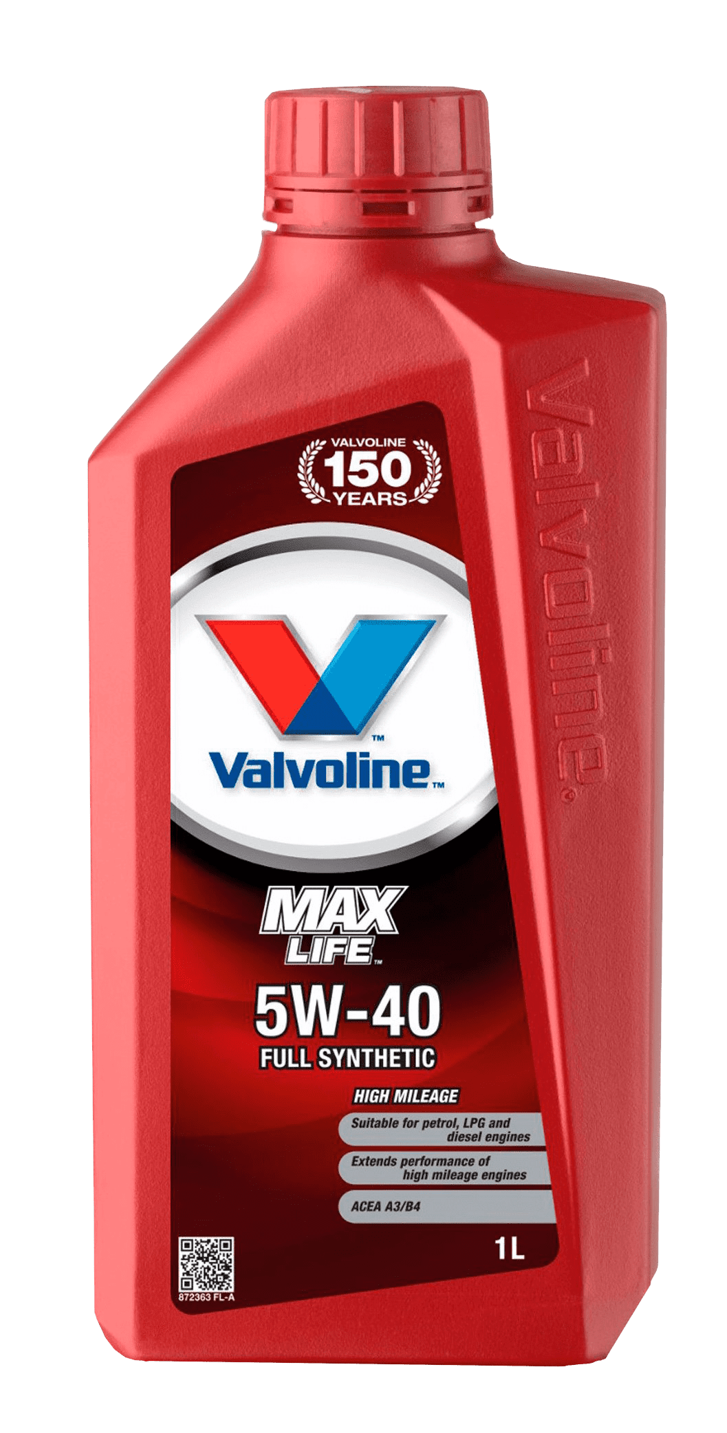 Моторное масло Valvoline MaxLife Synth. 5w40, 1л 